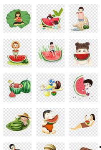 夏日吃瓜海报主题,瓜果飘香——畅享清凉美味时光